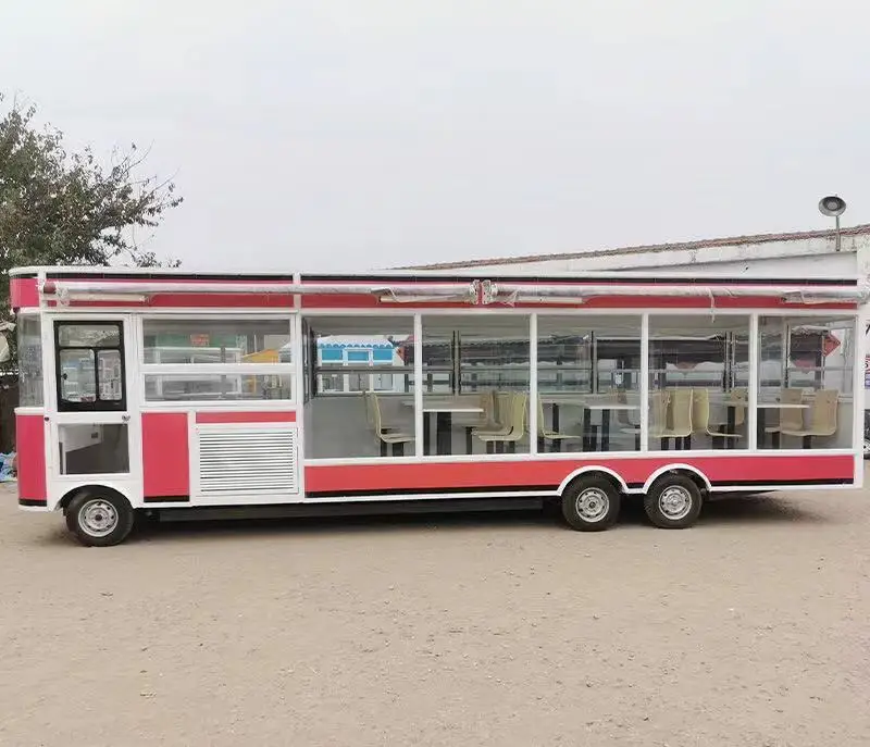 Complete Catering Equipment Food Truck Hot Dog Customized Trailer Kitchen Mobile Restaurant