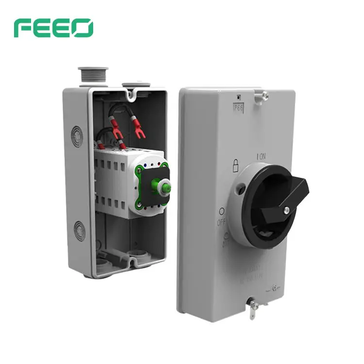  Водонепроницаемый изоляционный переключатель FEEO FDIS IP66 3 однофазный наружный изолирующий дисковод 2P 4P 600 в 1000 1500
