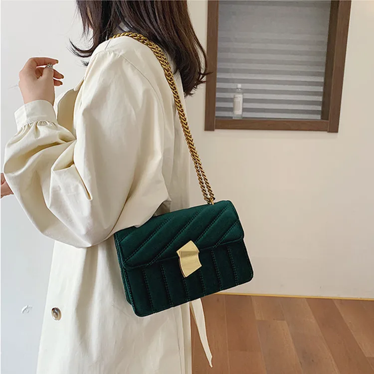 2021 new letter small square bag lady bee cross-body bag