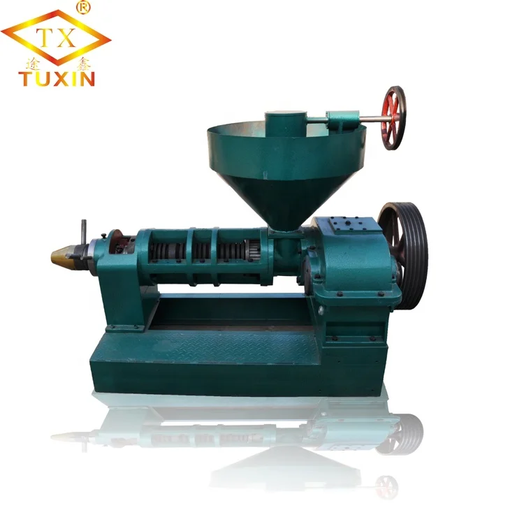 Top Quality 2023 Cold Press Coconut Manual Essential Oil Extractor Cylindrical Helical Gear Drive Expeller