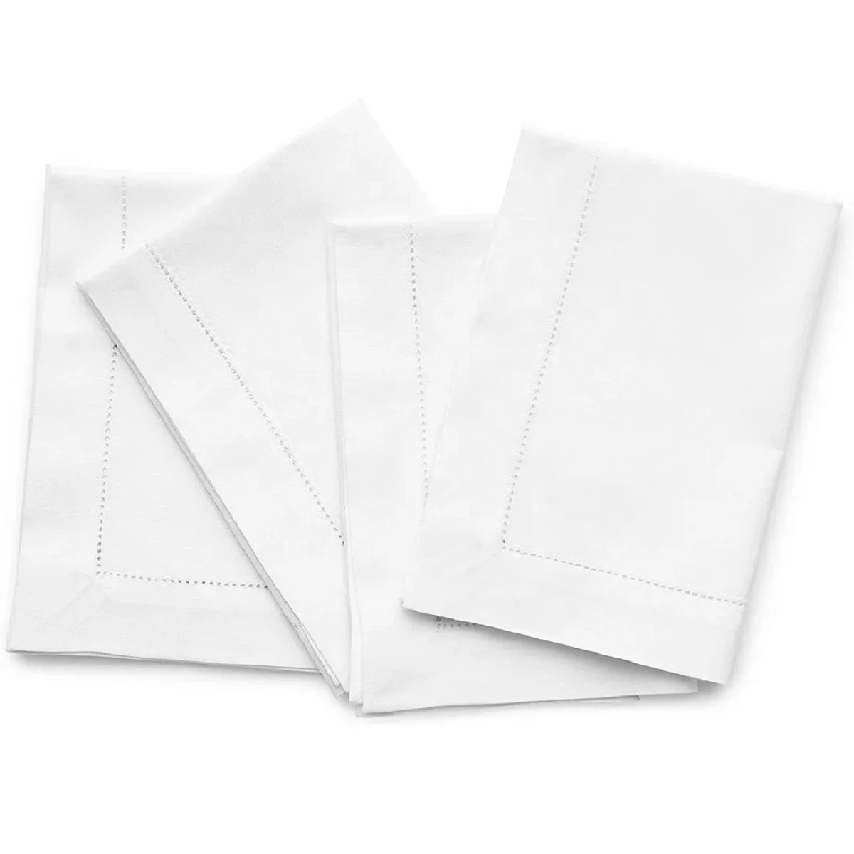 Cheap price drink 100 linen hemstitch wholesale napkins