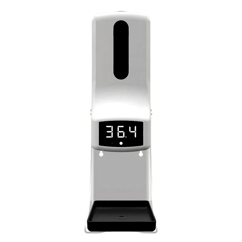 
New K9 Pro Automatic Hand Sanitizer Dispenser support 5 Language and Spray Sanitizer Wall-mounted soap dispenser thermometer 