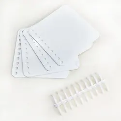 Plastic reading story photo book for baby double sided learning card Sublimation blank