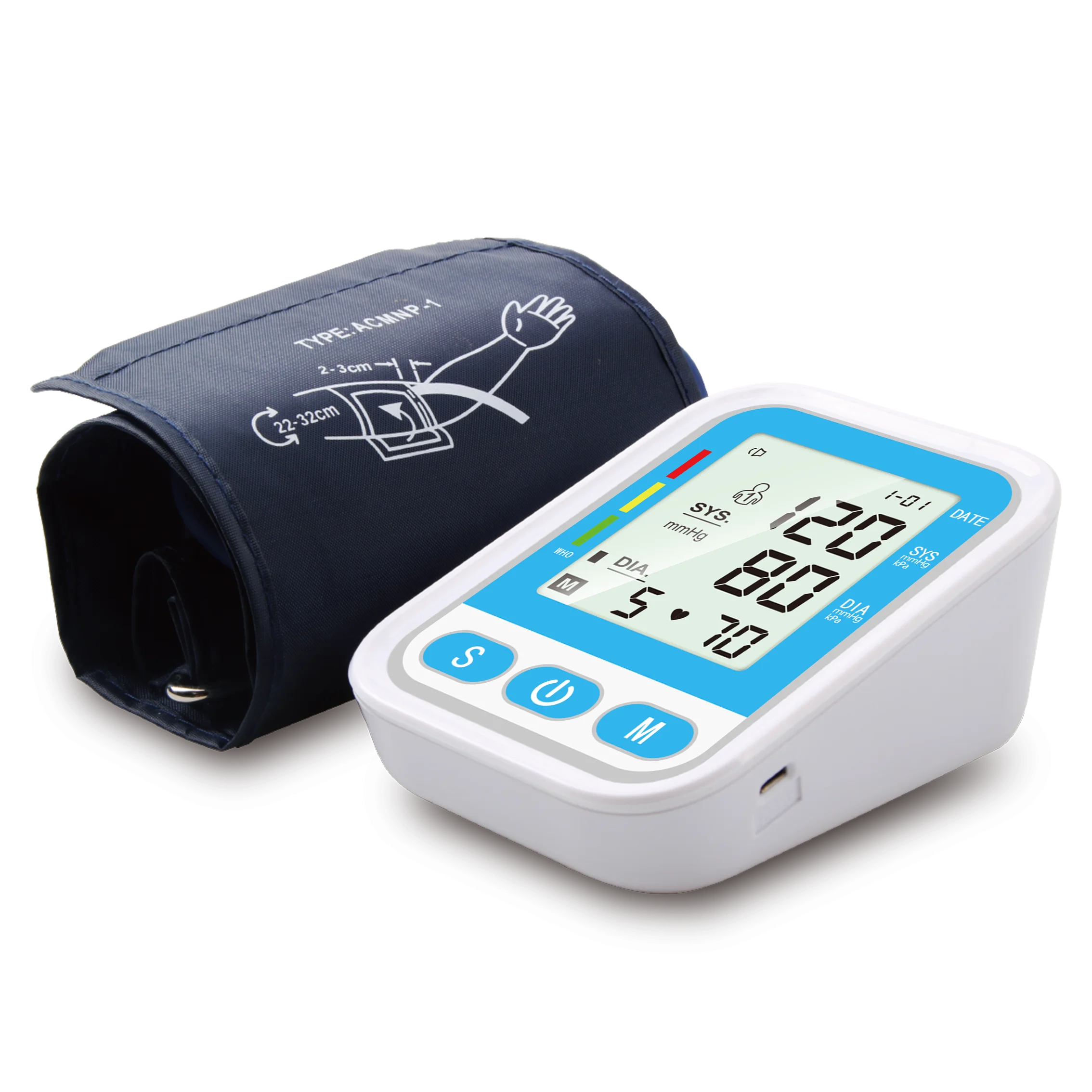 
High Accurate sphygmomanometer Smart Upper Arm blood pressure machine home use blood pressure Apparatus 