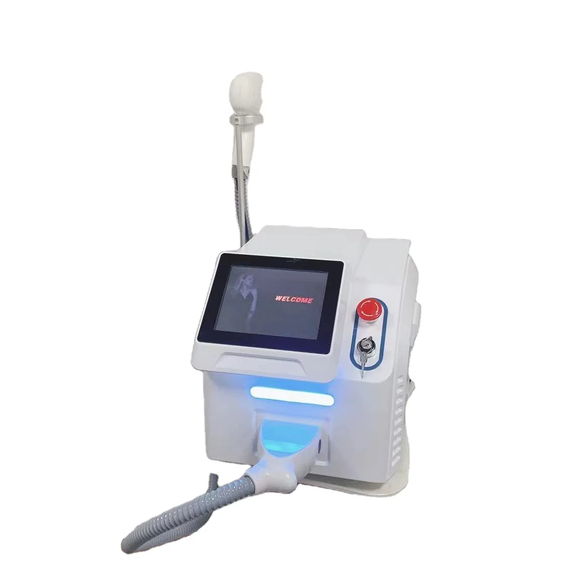 Бесплатная доставка, Мини-лазер ice 808 нм, 1064 нм, 755 нм, 810 нм для удаления волос, диодный лазер для депиляции, диодный Светодиодный лазер для удаления волос