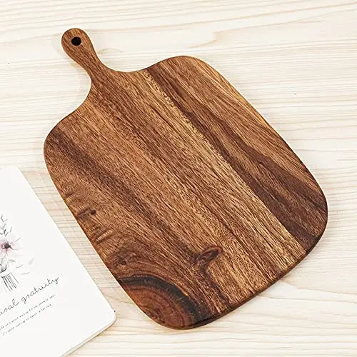 Oem Logo Hot Selling Ecofriendly New Product Nordic Restaurant Vintage Unique Walunt  Handles Wood Cutting Boards