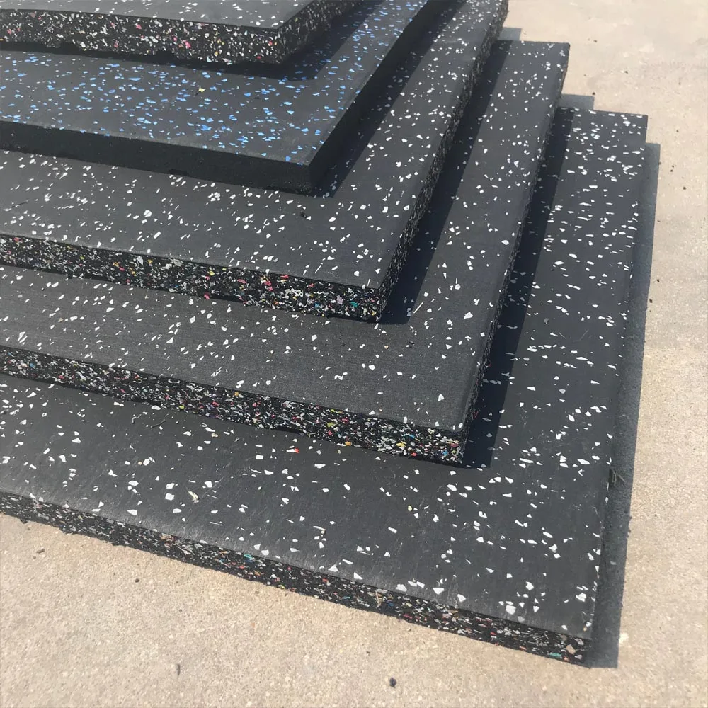 UDINE 25mm EPDM Gym Rubber Flooring Rolls Tiles Colored Dots for Outdoor Sports Equipments Interlocking Interlocking  rubber Mat