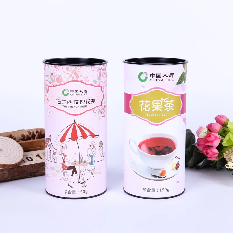 
Wholesale cylinder round box Eco Friendly Lipstick Perfume box packaging paper tube 