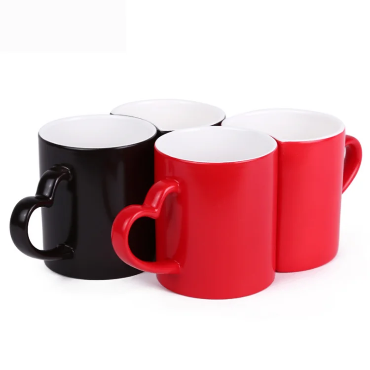 
ceramic cup coffee mug magic changing cups color changing for diy 