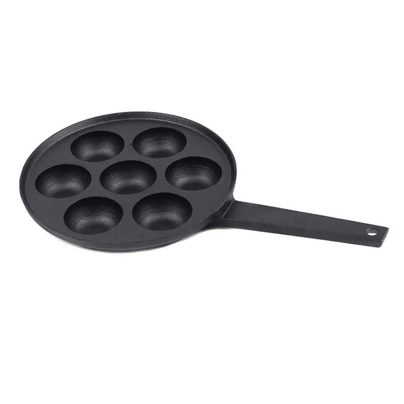 Cast Iron Takoyaki Danish Stuffed Cake Octopus Ball Pan Cast Iron Pancake Pan