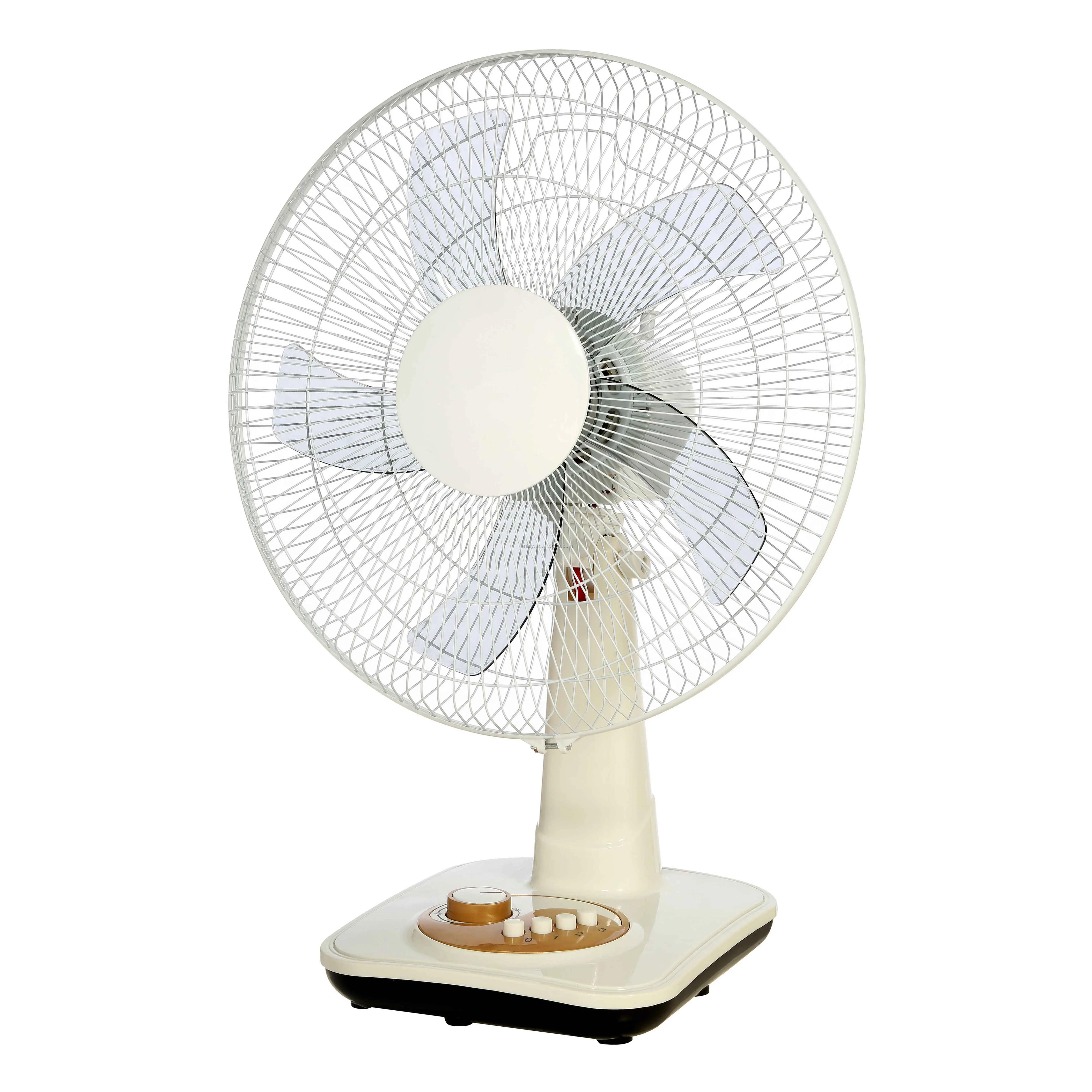 16'oscillating 3 speed AC DC desktop table fan