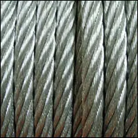 6*12+7FC galvanized steel wire rope for Marine