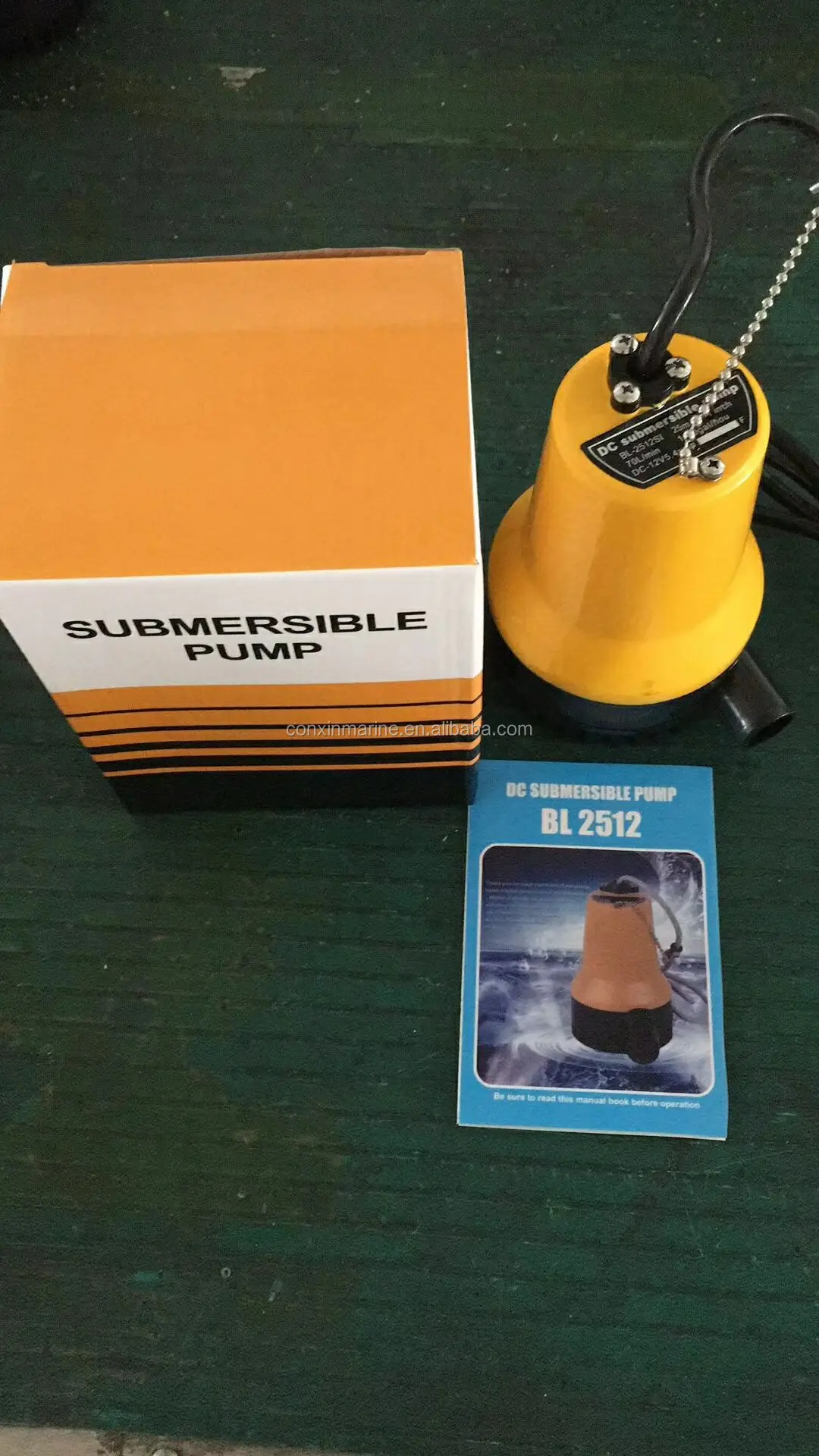 DC-24V DC-12V BL2524S BL2512S SMALL HIGH DELIVERY PRESSURE DIAMETER CENTRIFUGAL MARINE BILGE SUBMERSIBLE WATER UMP