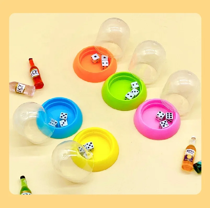 Table game decompression parent-child plastic creative mini sieve cup dice kindergarten gift toy wholesale