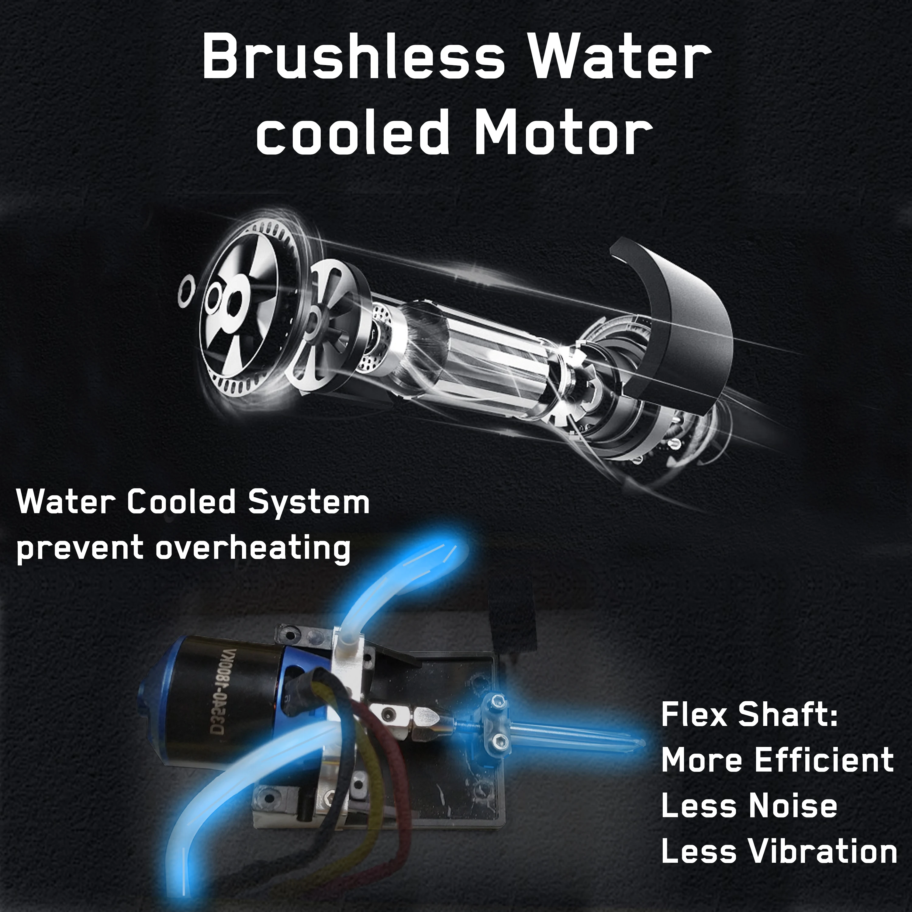 High Speed Racing Boat 60km/h 2.4G Radio Control Toys With Brushless Water Cooled Motor RC Ship Toys RTR