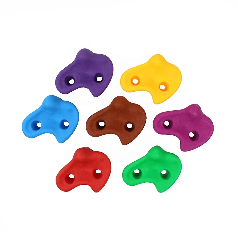 Climbing Grips Rock Climbing Wall Holds with Installation Screw Mounting Hardware DIY Rock Stone Wall Rock Climbing Accessories