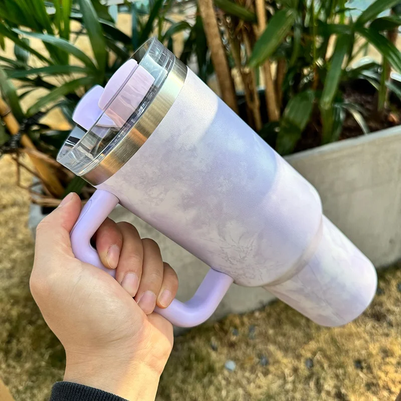 HOT Selling Double Wall Vacuum Mugs Insulated Stainless Steel Tumbler Cup 40 oz 40oz Tumbler with Handle