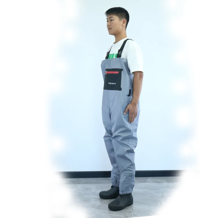 Hitop Plus Size Breathable Neoprene Pvc Chest Waders 4Xl Chest Waders Pants Breathable Hunting Waders Respirable Con Neopreno