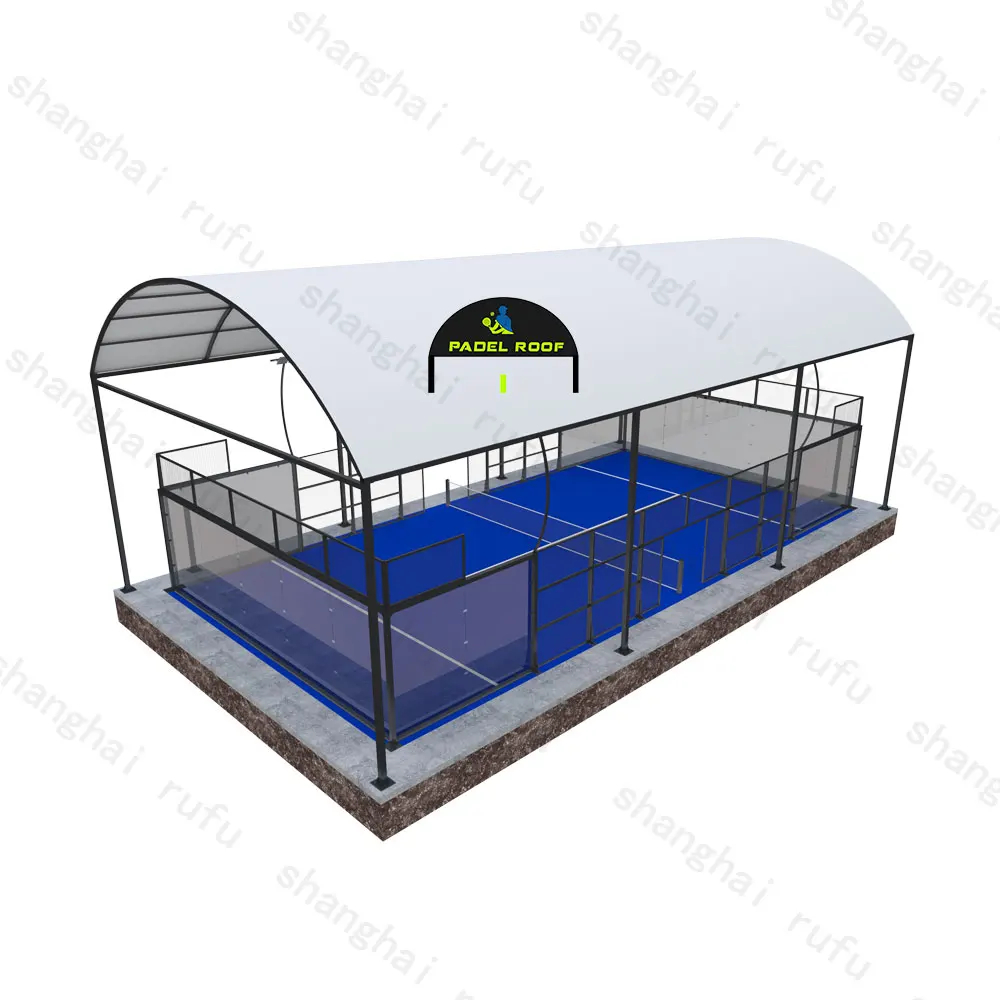 Standard Profesional Padel Court Synthetic Tennis Courts Outdoor Portable Tennis Court With Cover