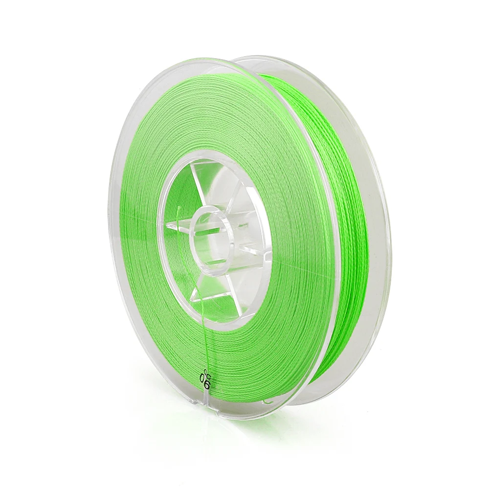 2021 NEW item  fluorescent green 4 braid fishing threads 100 /200/ 300 meter PE braided fishing line