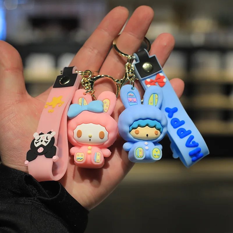 new product resin pvc custom cute anime keychains key chains metal key chains animal