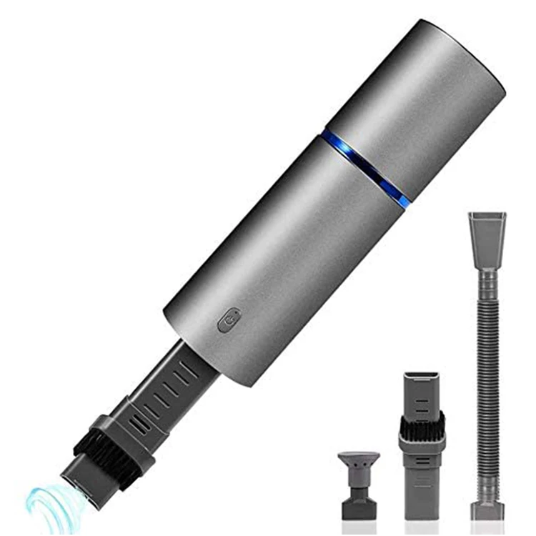 60000RPM Electric Portable Cordless 5000mAh Air Duster 2 in1 Mini Air Blowing and Vacuum Duster