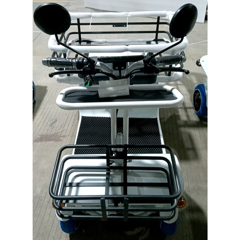 48V 1000W Mobility 4 Wheel Electric Cargo Bike 4 Wheel High Speed Electric Cargo Tricycles