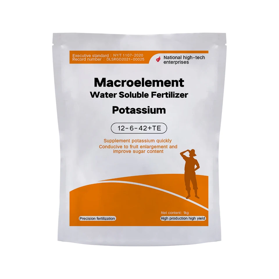 Agricultural Fertilizer Water Soluble Fertilizer Potassium Powder NPK 12-6-42 Organic Fertilizer
