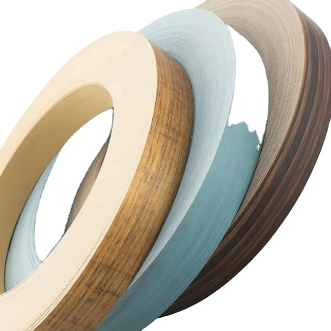 2022 Toco High gloss MDF  PVC melamine tape wood veneer  plastic wood finish edge banding