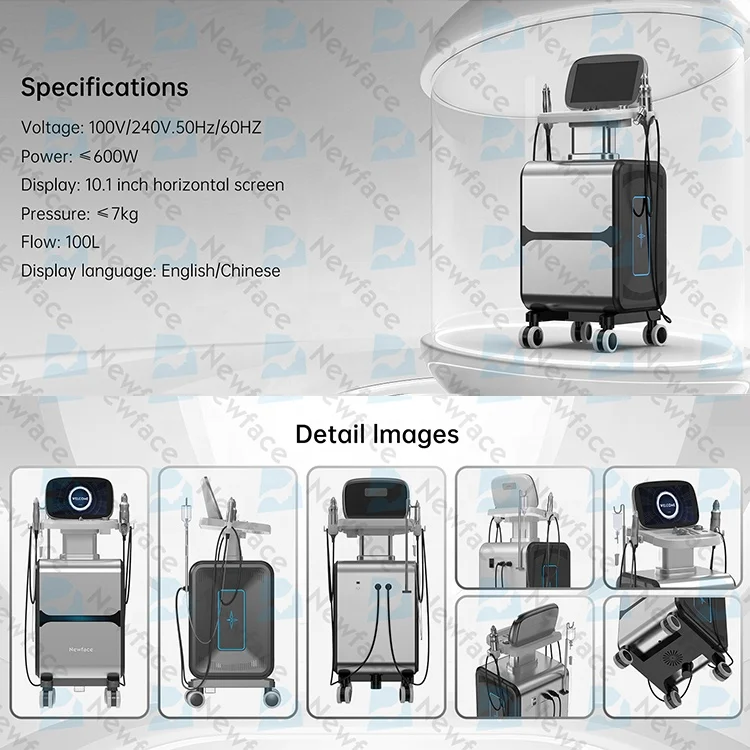 NewFace 2025 New Hydra Beauty Oxygen Therapy Facial Rejuvenation Device Skin Tighten Hydration Hyperbaric Chamber Hydro Machine