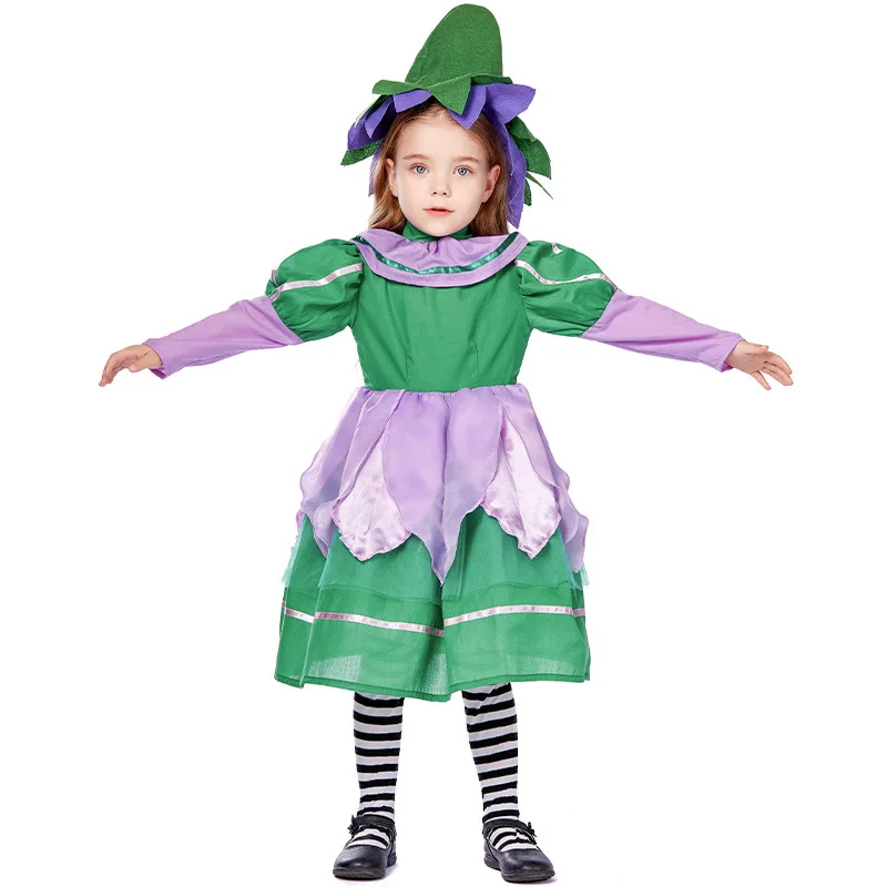 Girls Carnival Dress Halloween Party Clothes Children Fancy Dress Kids Fairy Costume