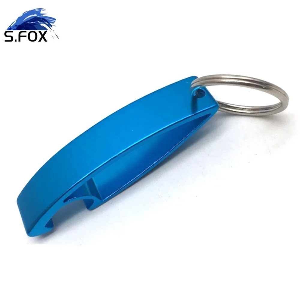 Promotional Customized Multi Color Mini Aluminium Alloy Ring Keychain Beer Cover Opener