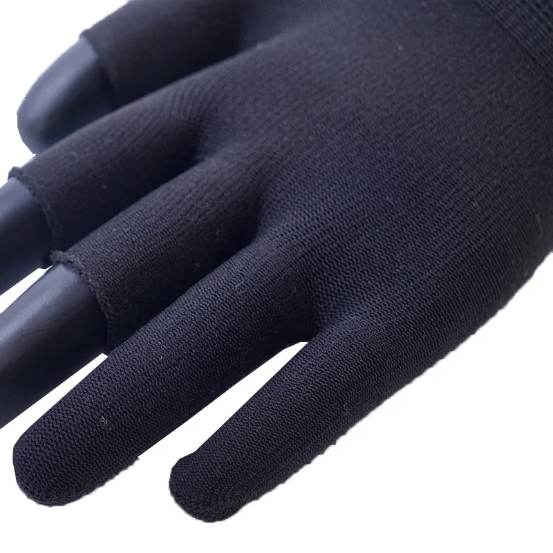 Lightweight half-Finger Slip Breathable Fingerless Work Gloves for Construction Nylon Fitness Cycling Motorcycle Bicycle Gloves