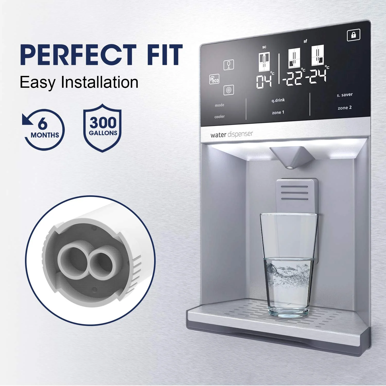  CREST GXRTQR встроенный фильтр для воды совместимый с G E