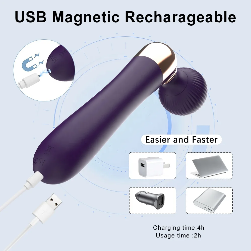 New Design Magic Wand Massager For Women Couples Pleasure Massage AV Wand Vibrator Body Massager Women Masturbation Sex Toy