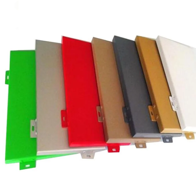 Outdoor Building Aluminum Decorative Interior Wall Metal Facade Cladding  Aluminum Solid Panel