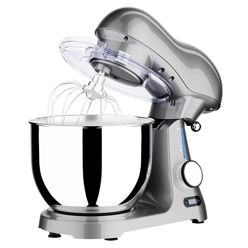 China famous supplier household 6.5L 7L 8L SUS304 bowl batedeira 10+0 with LED display planetaria electric food mixer
