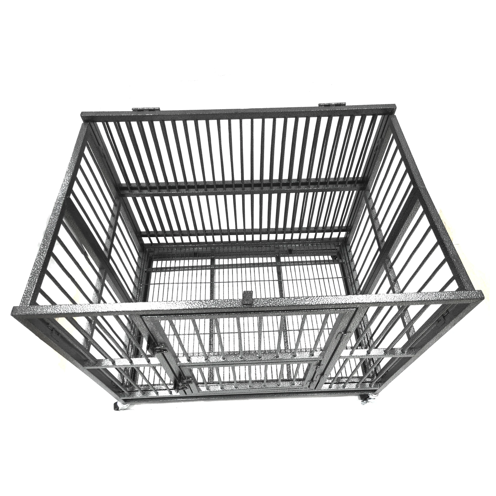 Factory Wholesale Eco-Friendly Metal Foldable Large Heavy Duty Pet Dog Crate Dog Cage MH-FHD36