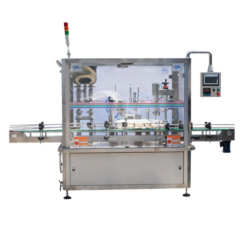 Shanghai manufacturer lab reagent small dosage liquid filling capping machine