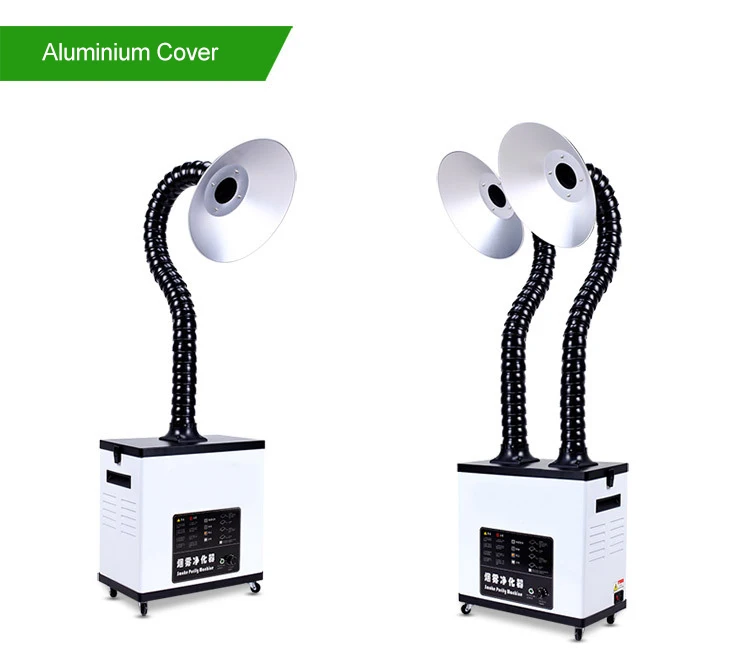 100W/150W Double Tube Air Flow Laser Welding Soldering Fume Extractor