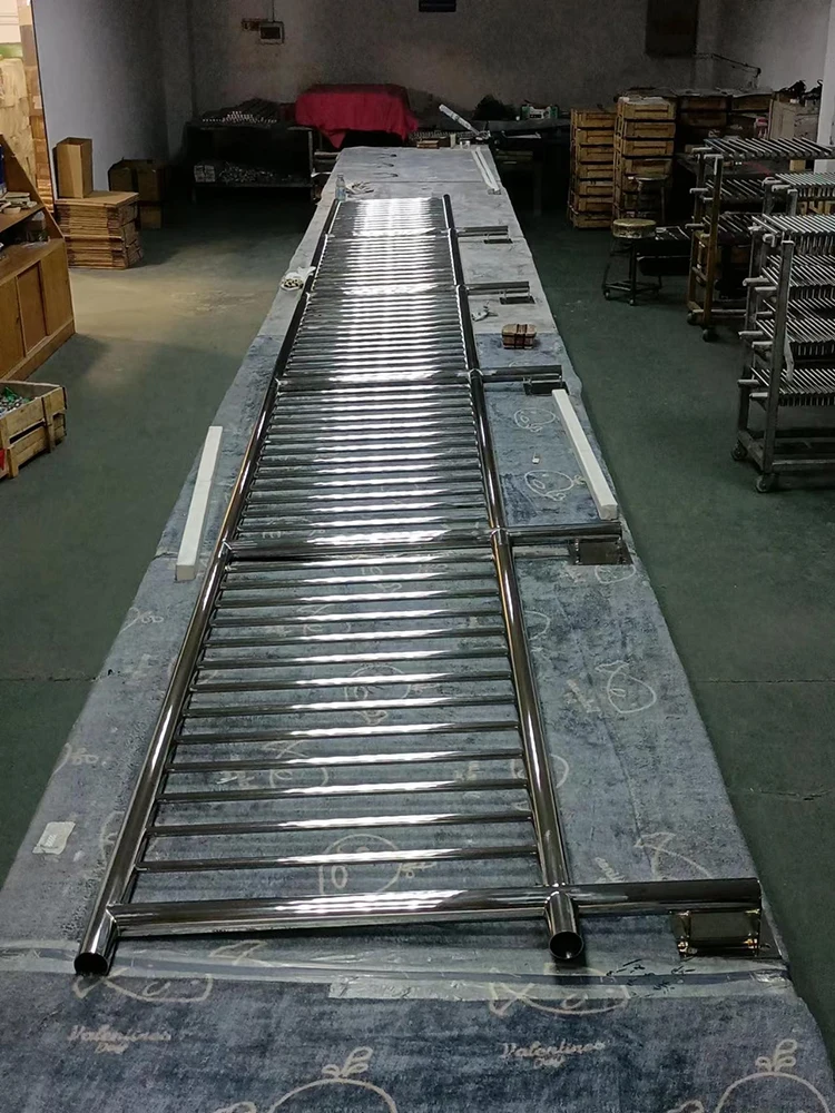 Welding terrace balcony railing side wall mounted stainless steel patio balustrade balcony guardrail