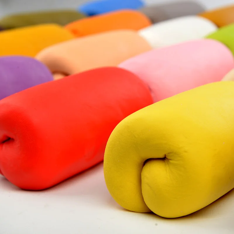 super light 10g 40g air dry foam modelling polymer soft clay kits for flower making