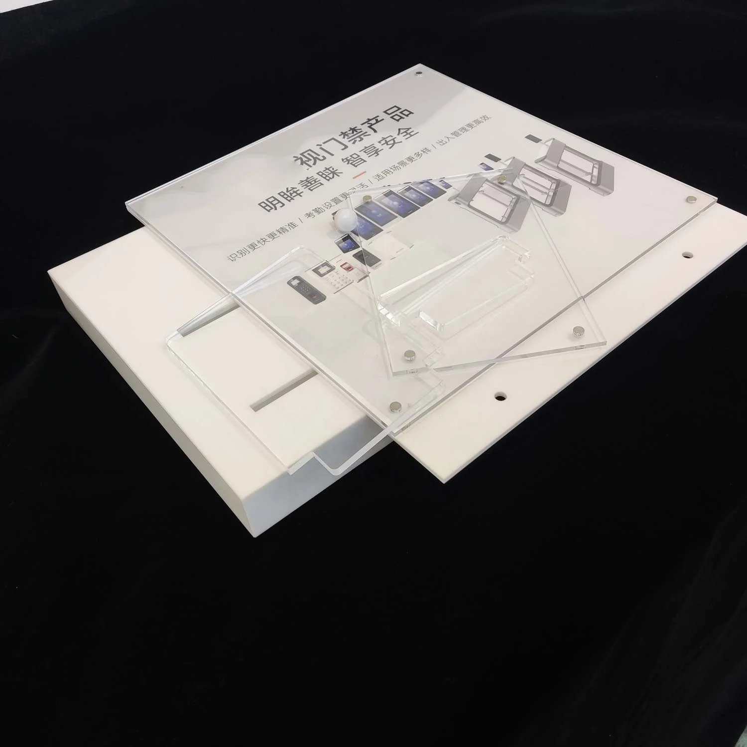 Custom Acrylic display rack Detachable display stand cosmetic  mobile phone  products Acrylic display stand