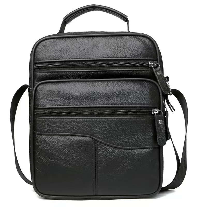 Мужская сумка из натуральной кожи с ручкой