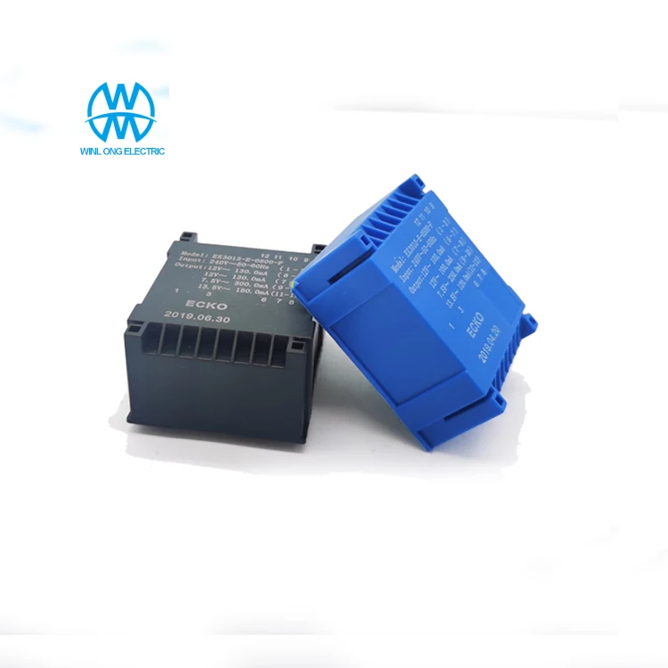 pcb mount dry type encapsulated transformer 230v to 12v high frequency encapsulated transformer 0.5vA for washing machine