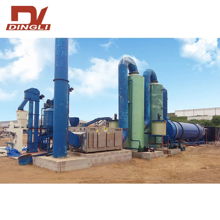 Dingli Chicken Manure Fermentation Organic Fertilizer Production Line