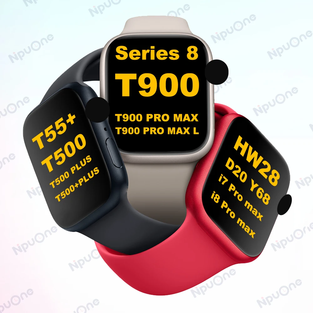 Смарт-часы t500 plus серии 6 t55 7 pro max i7 часы 8