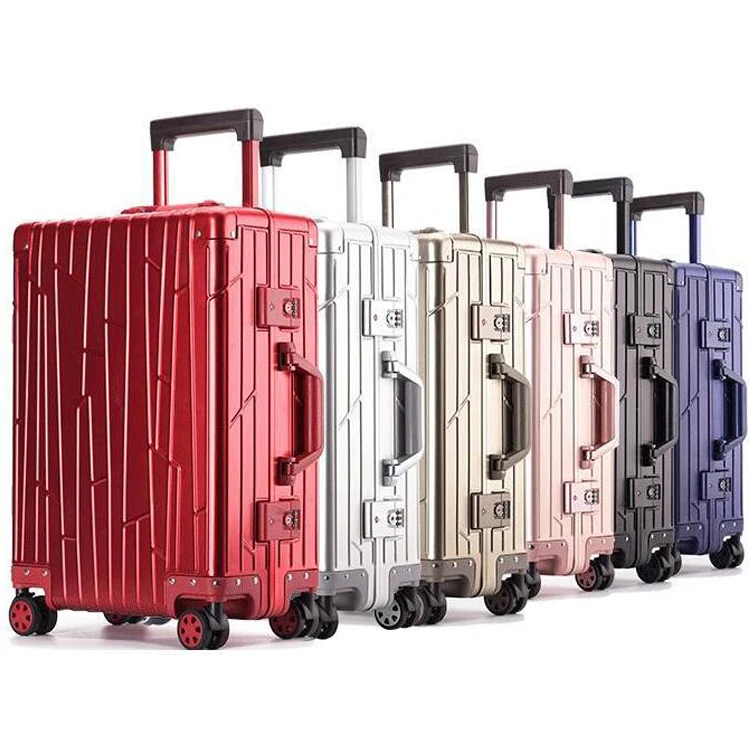 
Chinese wholesale suitcase set hot sale pilot bag abs+pc luggage sets wrap angle valise 20/22/24/26 inch bagage 1 set suit case 