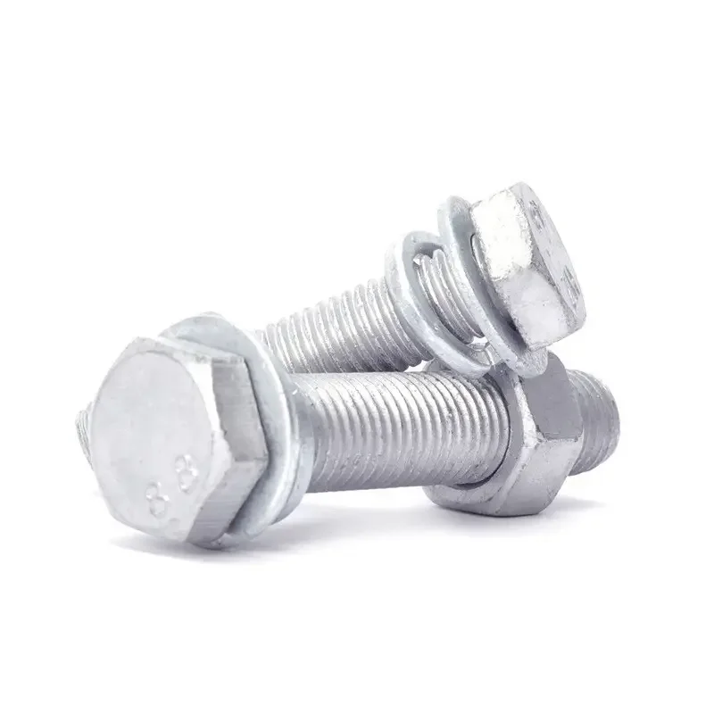 factory direct sale Custom size industry Washer M22 Grade 8.8 hex bolts and nuts