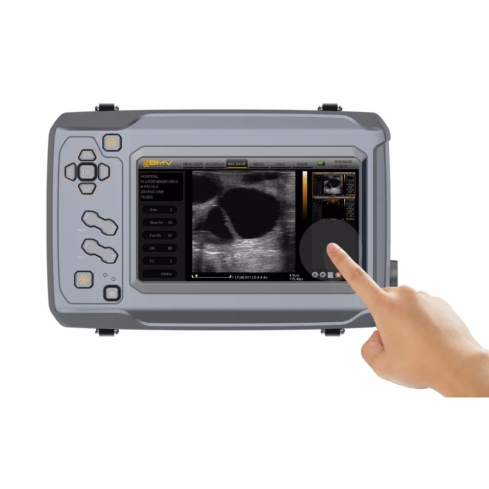 Portable Sonar Veterinary Ultrasound Machine Scanner For Cattle  B Mode System handheld B ultrasound scanner system